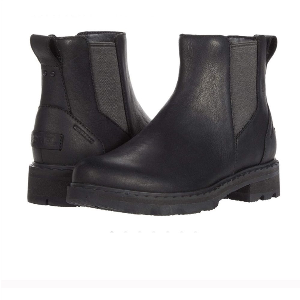 Sorel Lenox Women’s Chelsea Boots, Black, Size 9